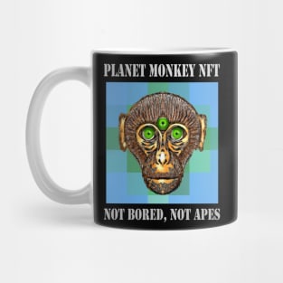 On Planet Monkey nft Collection Not Bored Apes Mug